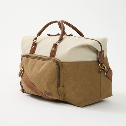 Dallas Two-tone Premium Canvas and Leather Weekend Bag