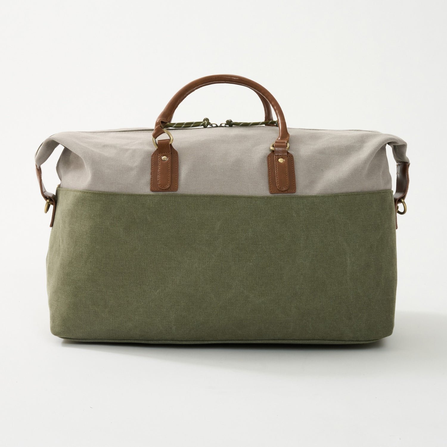 Dallas Two-tone Premium Canvas and Leather Weekend Bag