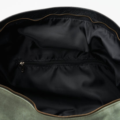 Kalahari Canvas &amp; Leather Two-Tone Duffel Bag