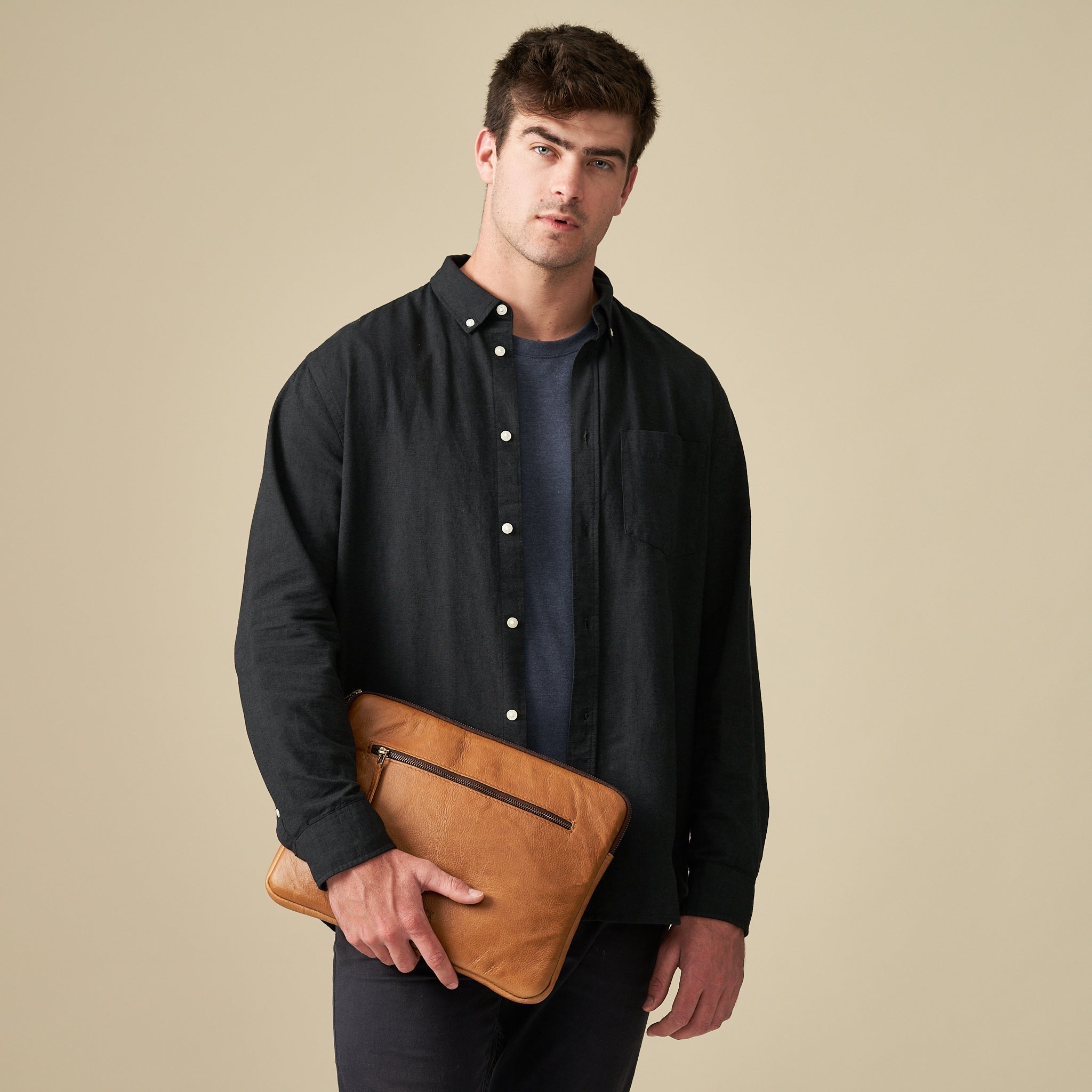 Andy Padded Laptop Sleeve - Woodstock Leather