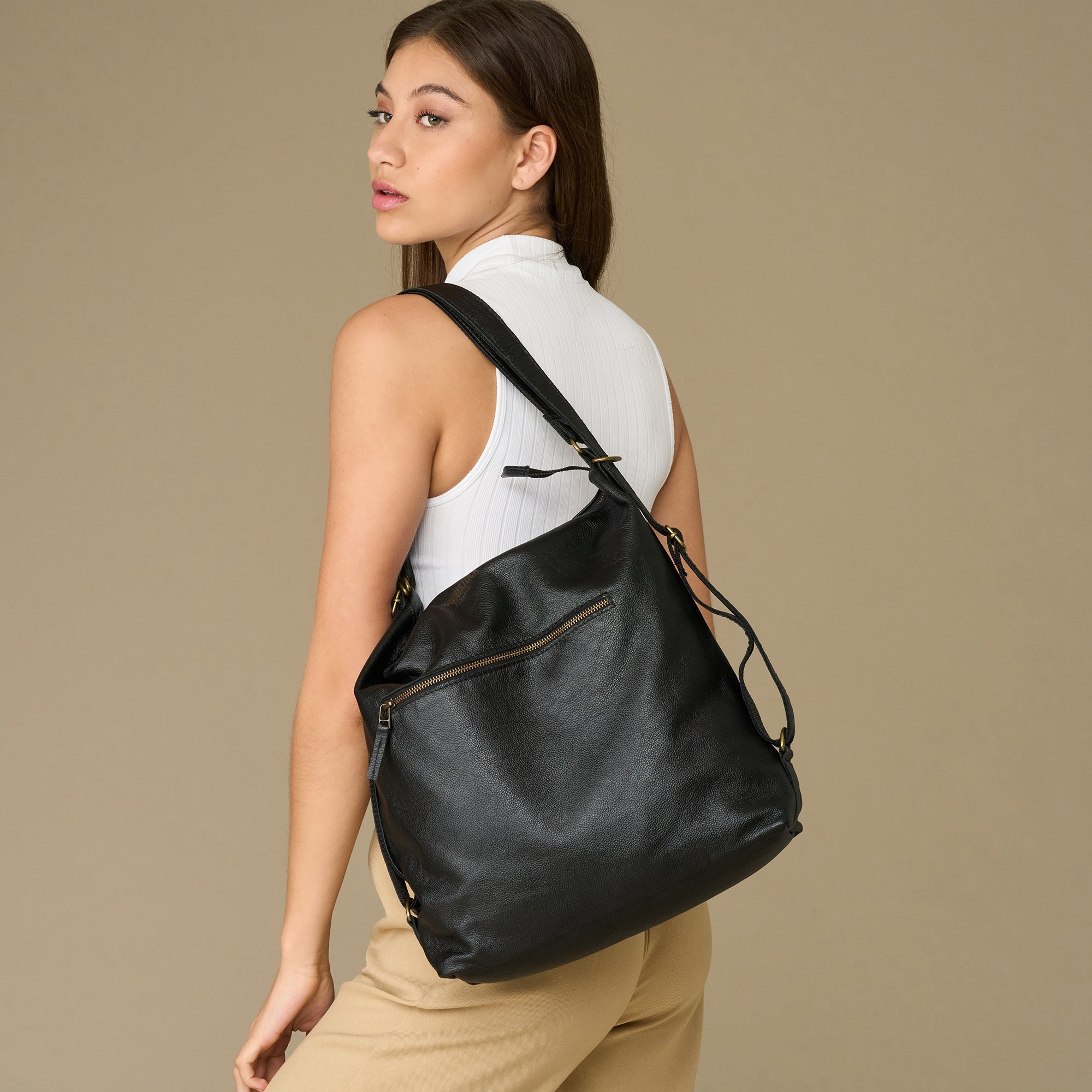 Avery 2 in 1 Handbag and Backpack - Woodstock Leather