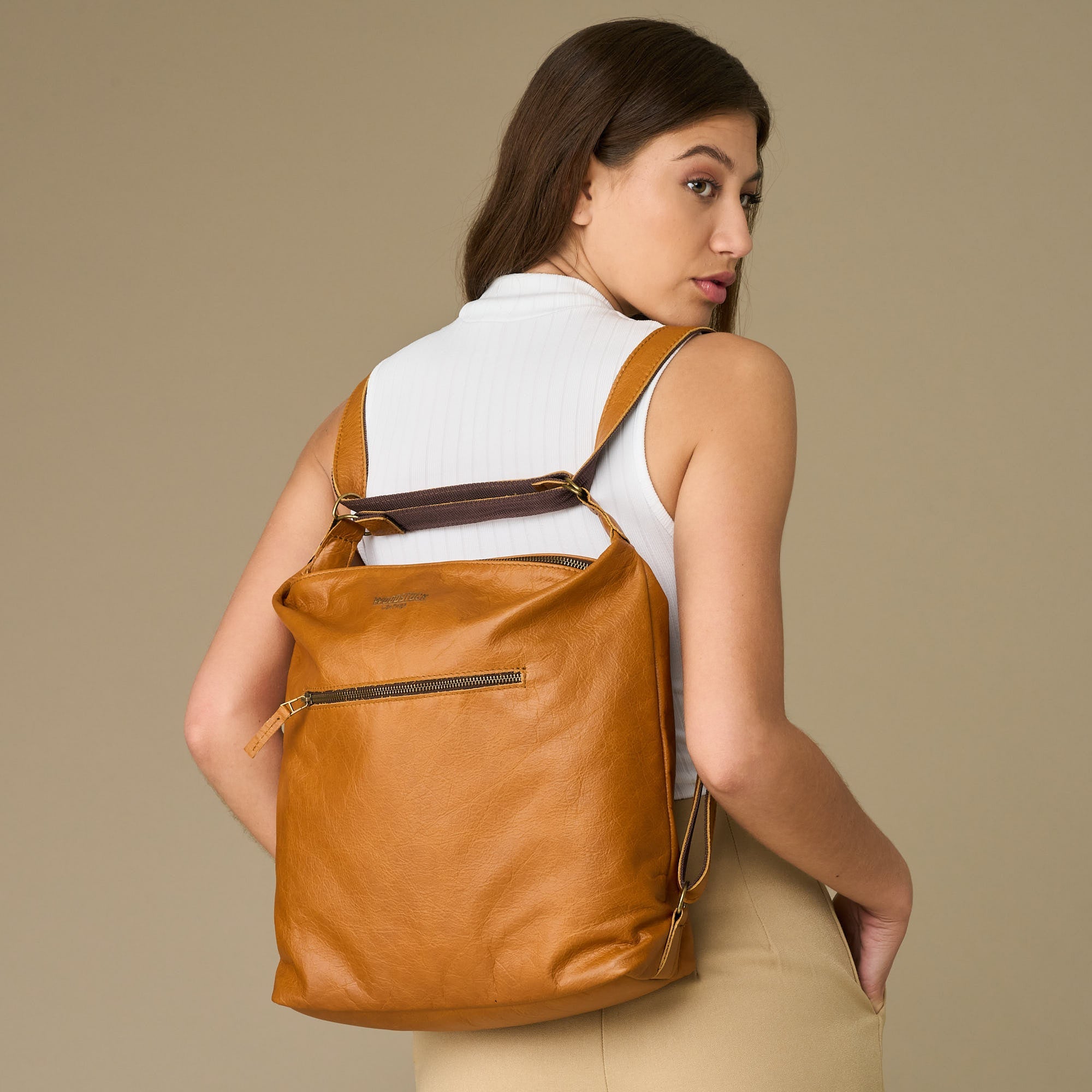 Avery 2 in 1 Handbag and Backpack - Woodstock Leather