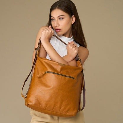 Avery 2 in 1 Handbag and Backpack - Woodstock Leather