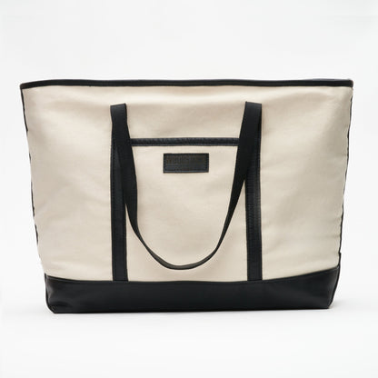 Bushveld Canvas &amp; Leather Two-Tone Weekender Bag - Woodstock Leather