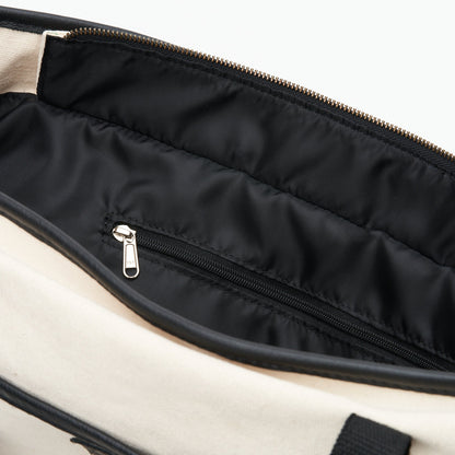 Bushveld Canvas &amp; Leather Two-Tone Weekender Bag - Woodstock Leather