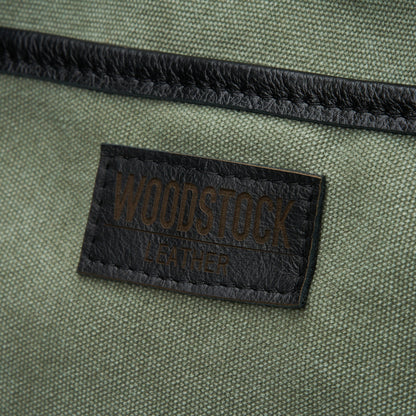 Bushveld Canvas &amp; Leather Two-Tone Weekender Bag - Woodstock Leather