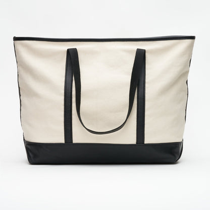 Bushveld Canvas &amp; Leather Two-Tone Weekender Bag - Woodstock Leather