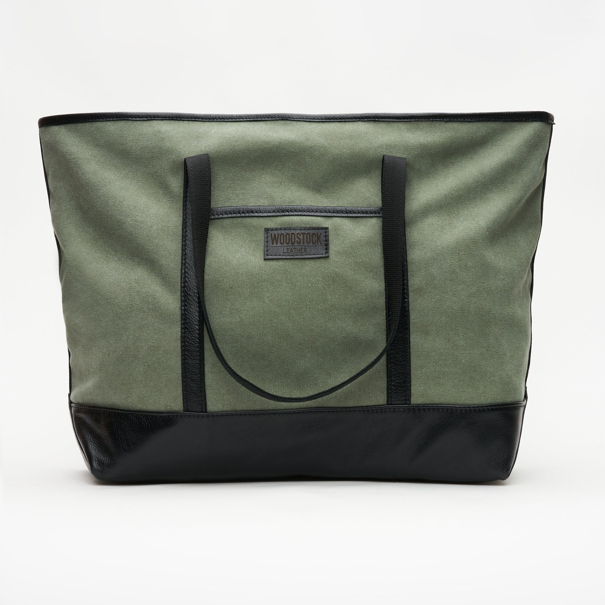 Bushveld Canvas &amp; Leather Two-Tone Weekender Bag - Woodstock Leather