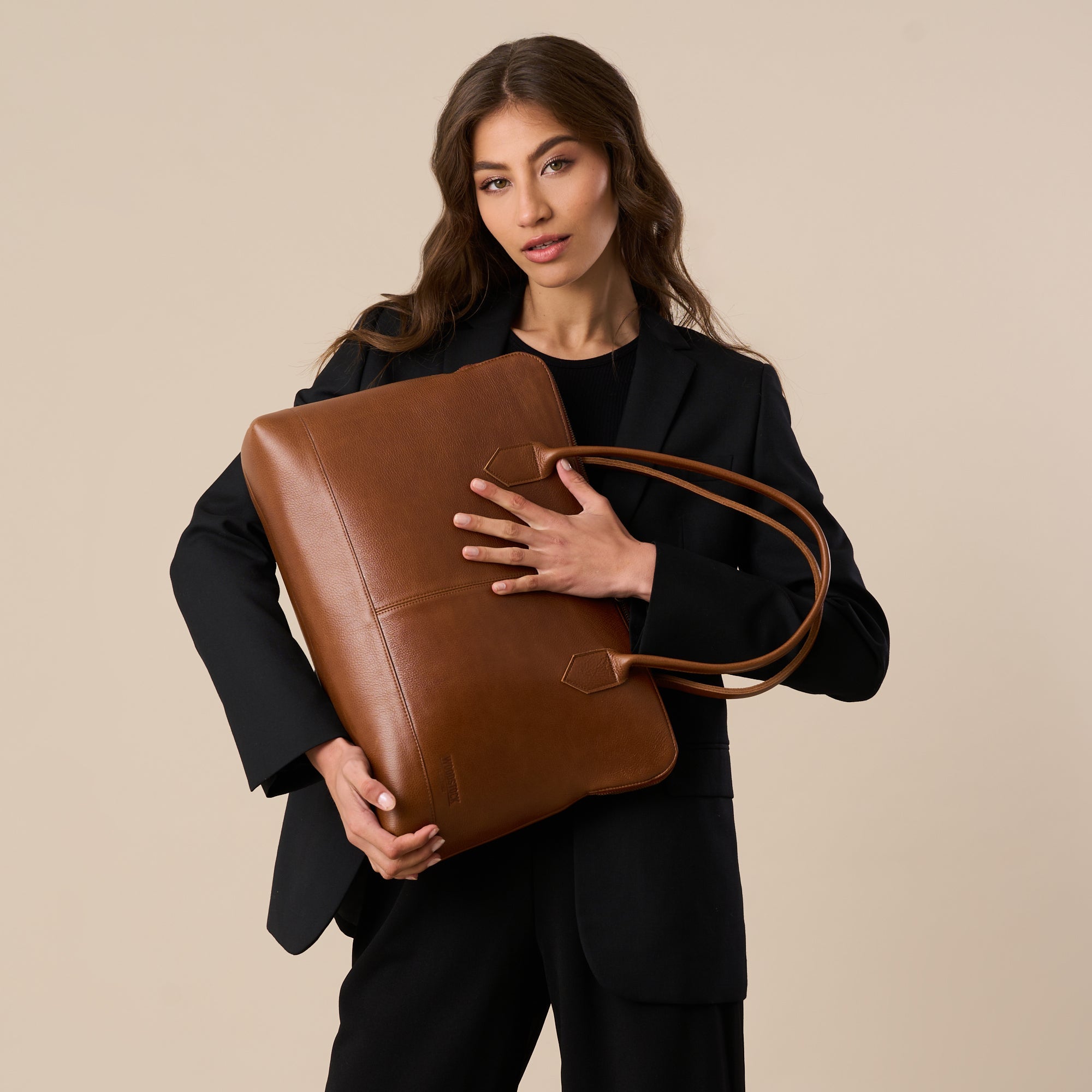 Capri Laptop and Work Handbag - Woodstock Leather
