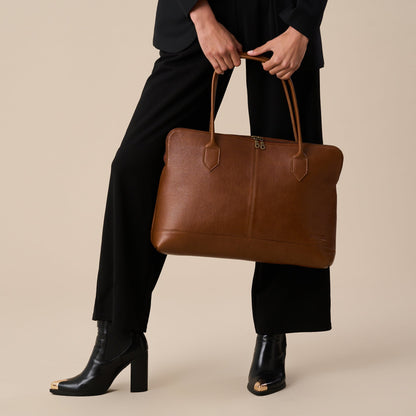 Capri Laptop and Work Handbag - Woodstock Leather