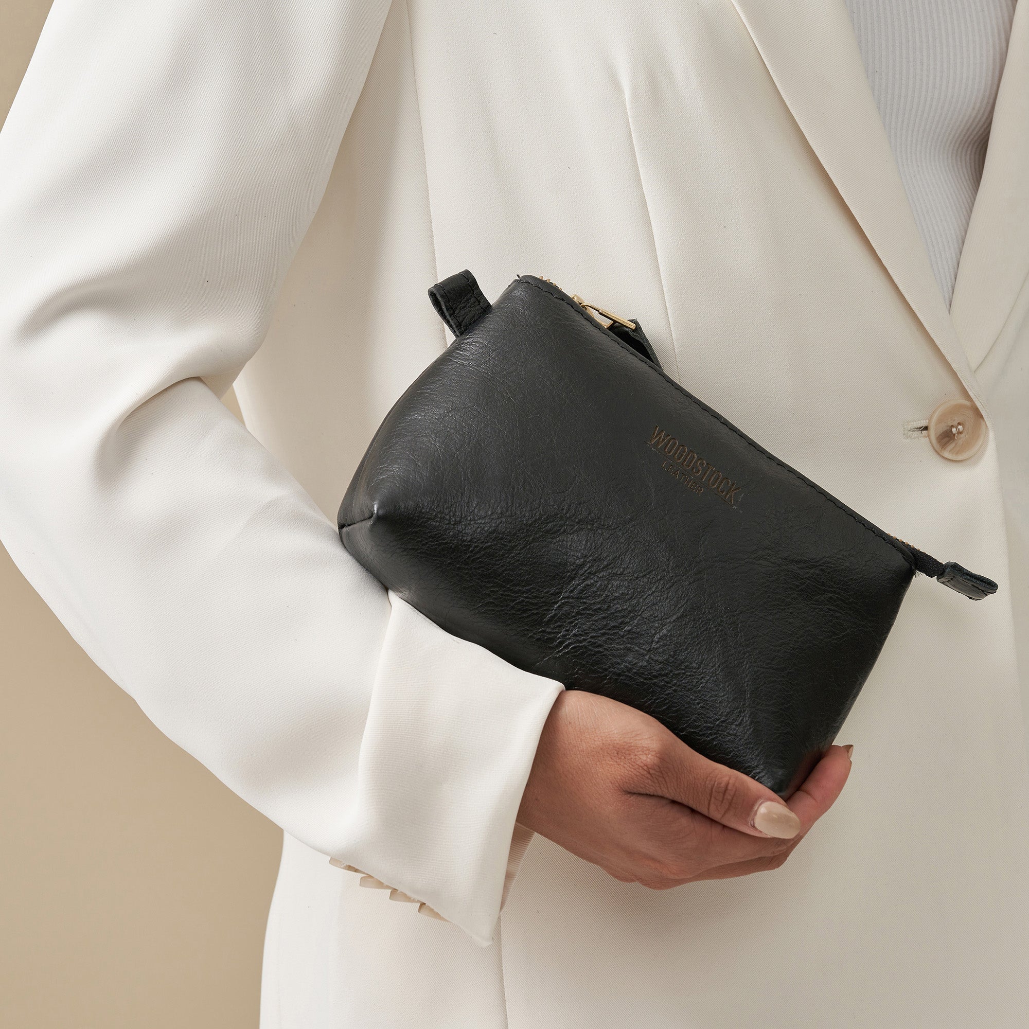 Charlie Small Cosmetic Bag - Woodstock Leather