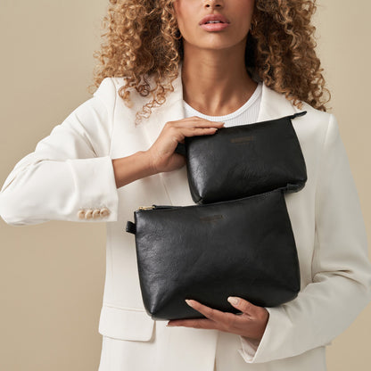 Charlie Small Cosmetic Bag - Woodstock Leather