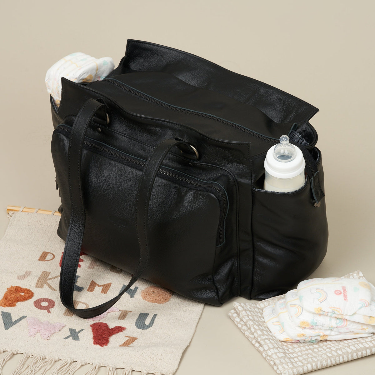 Charlotte Nappy Bag - Woodstock Leather