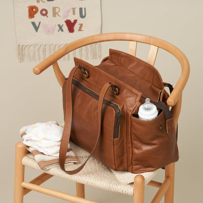 Charlotte Nappy Bag - Woodstock Leather