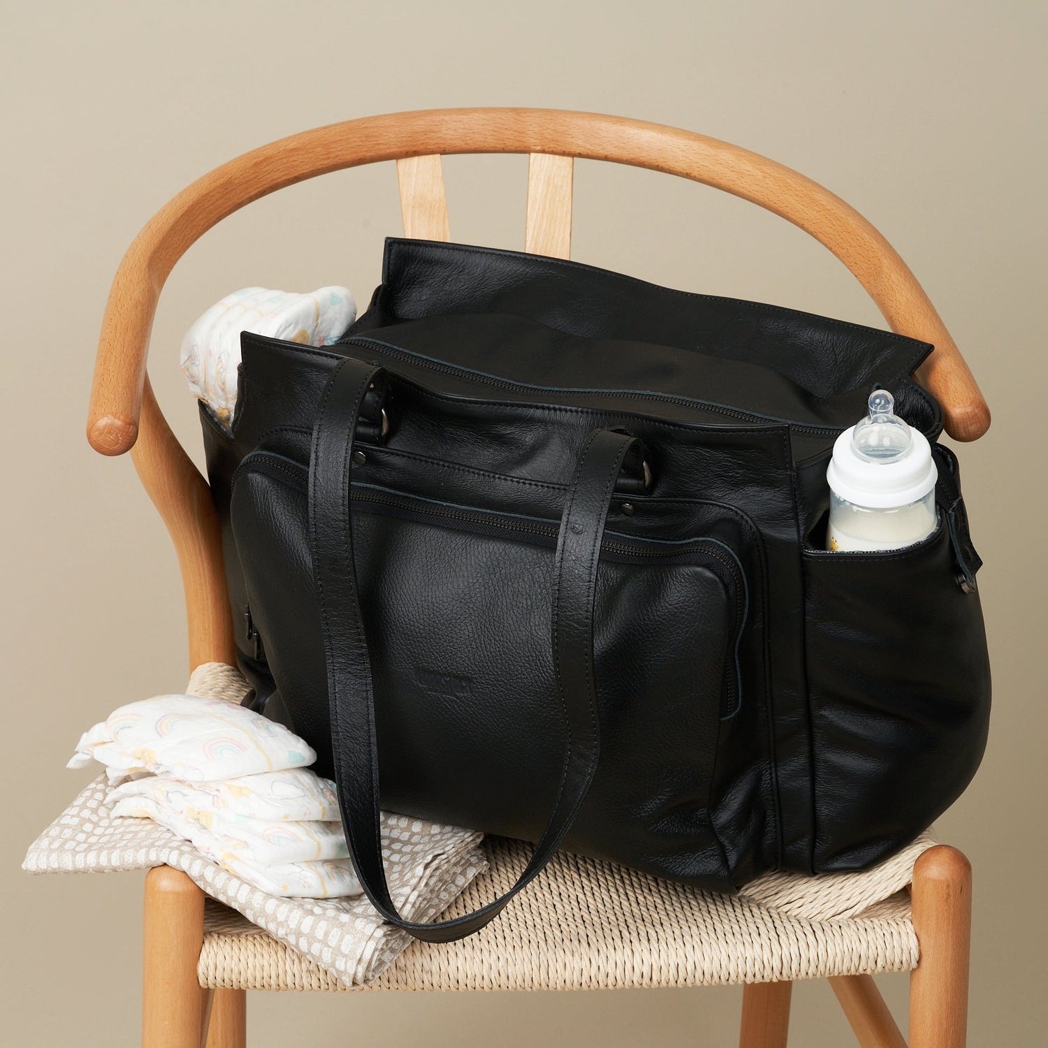 Charlotte Nappy Bag - Woodstock Leather