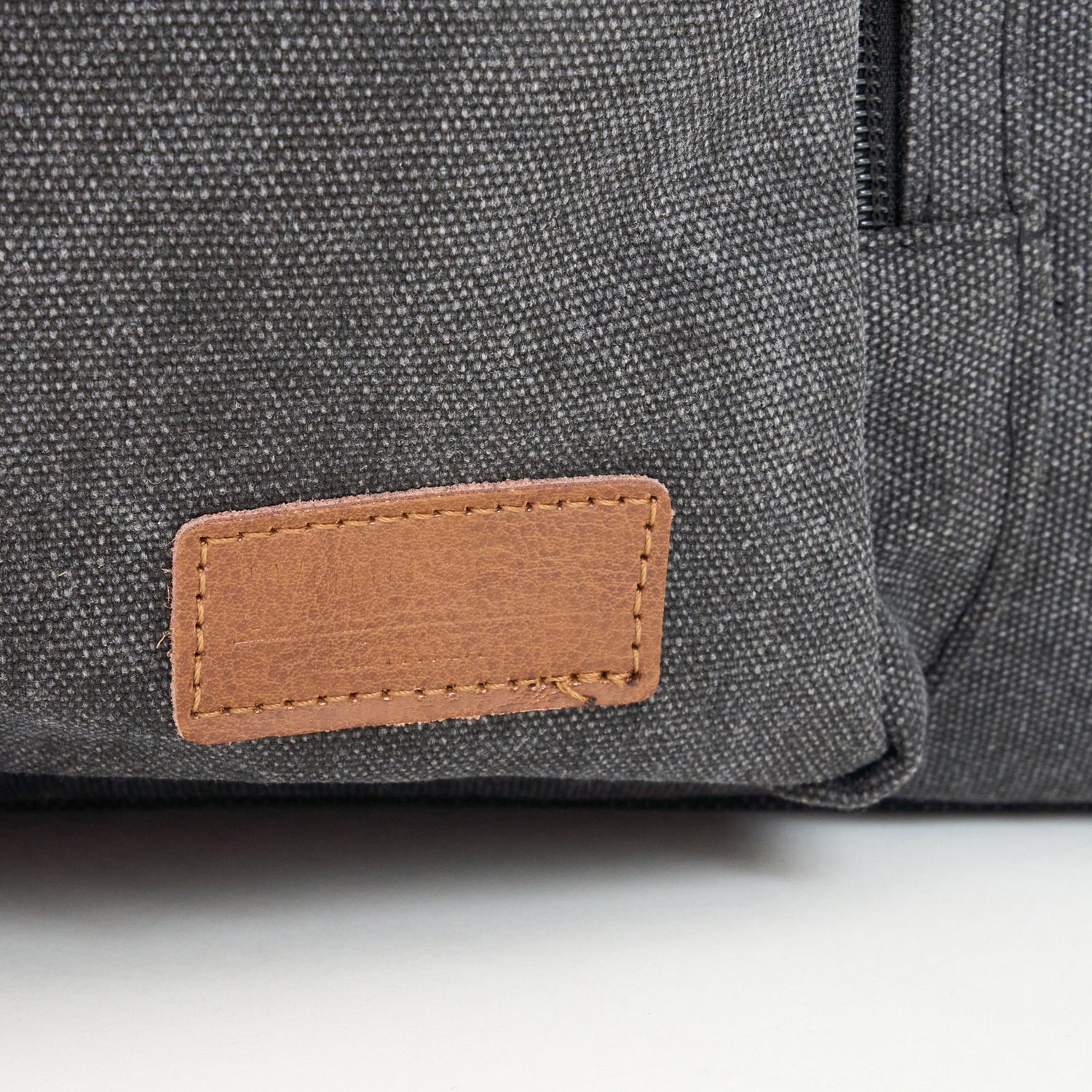 Dallas Two-tone Premium Canvas and Leather Weekend Bag - Woodstock Leather