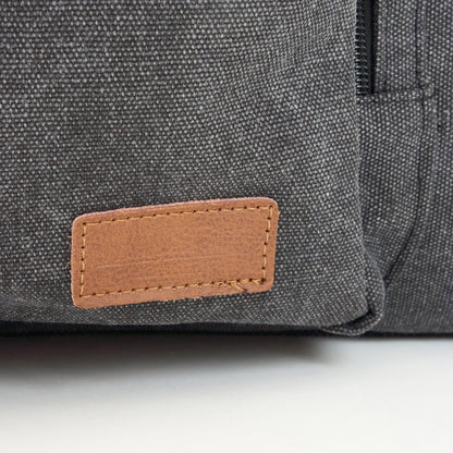 Dallas Two-tone Premium Canvas and Leather Weekend Bag - Woodstock Leather