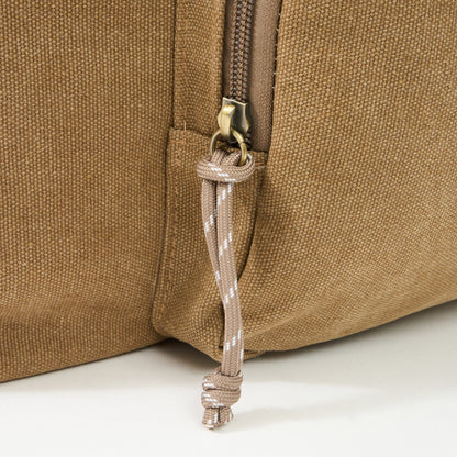 Dallas Two-tone Premium Canvas and Leather Weekend Bag - Woodstock Leather