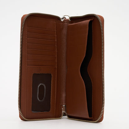 Elara Wallet and Cellphone Holder - Woodstock Leather