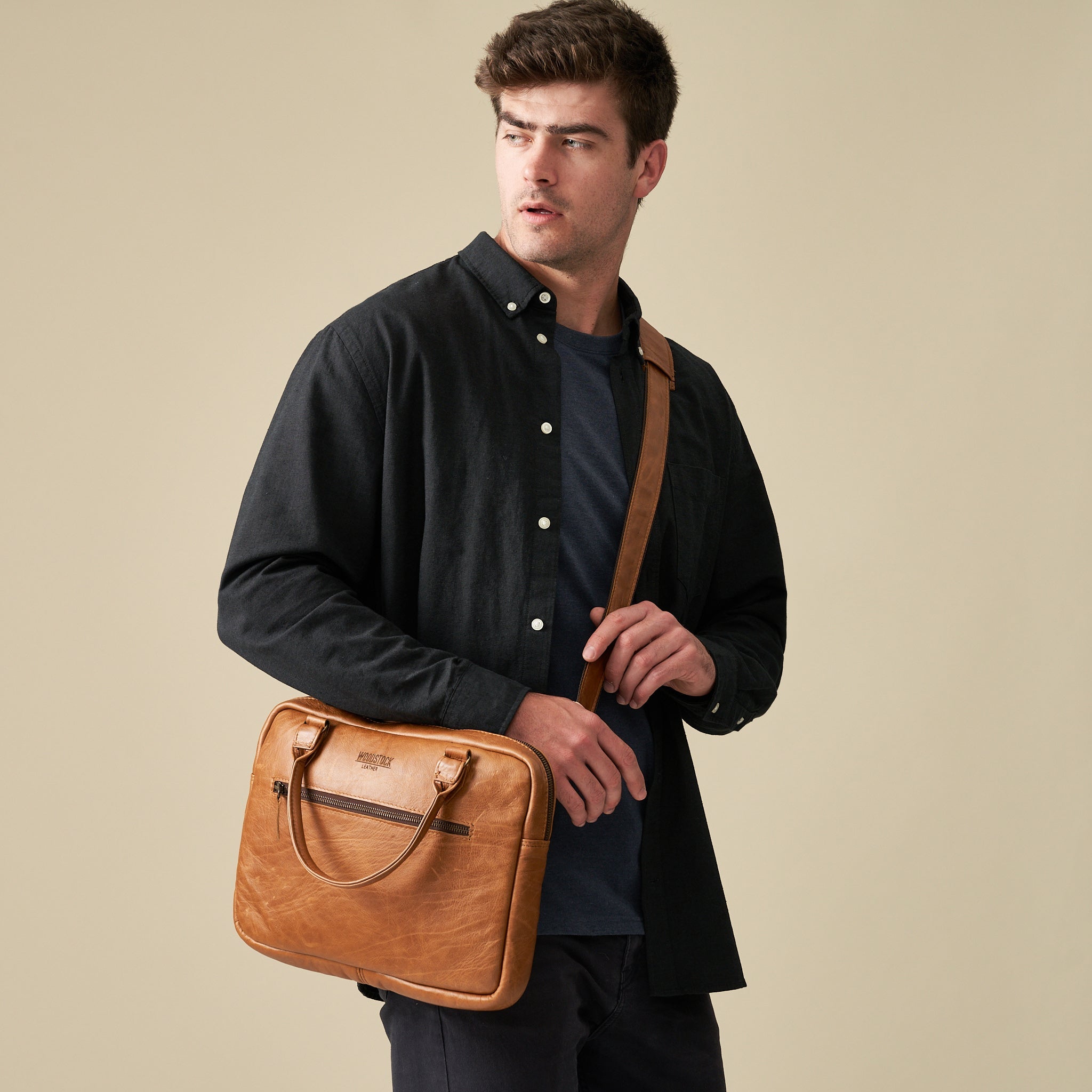 Finley Laptop Bag - Woodstock Leather
