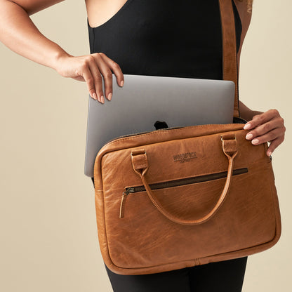 Finley Laptop Bag - Woodstock Leather