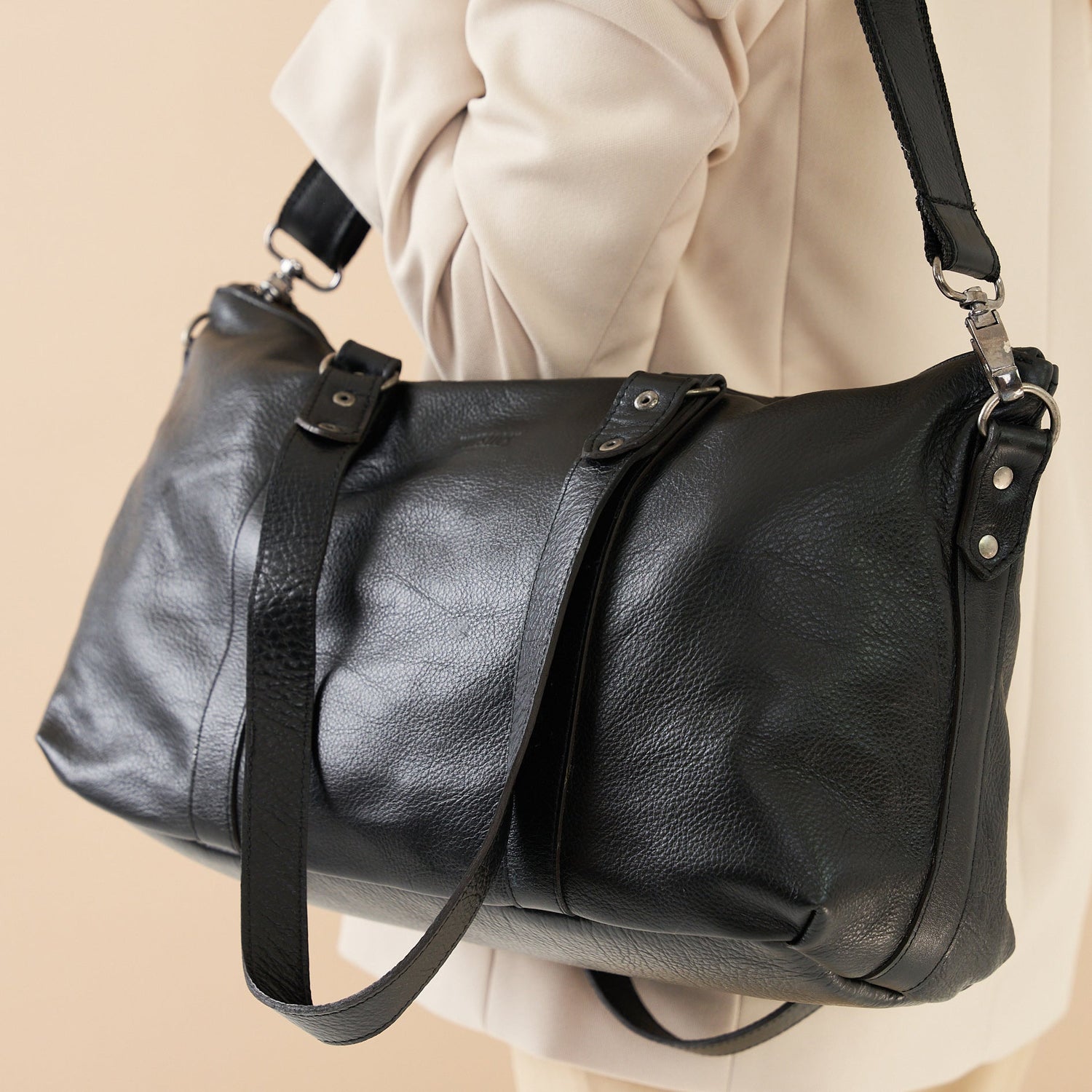 Freya Shoulder Handbag with Sling - Woodstock Leather