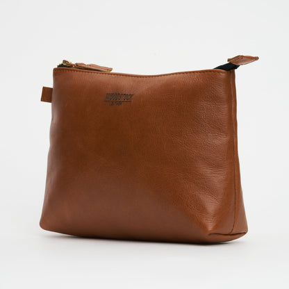 Harper Large Cosmetic and Toiletry Bag - Woodstock Leather