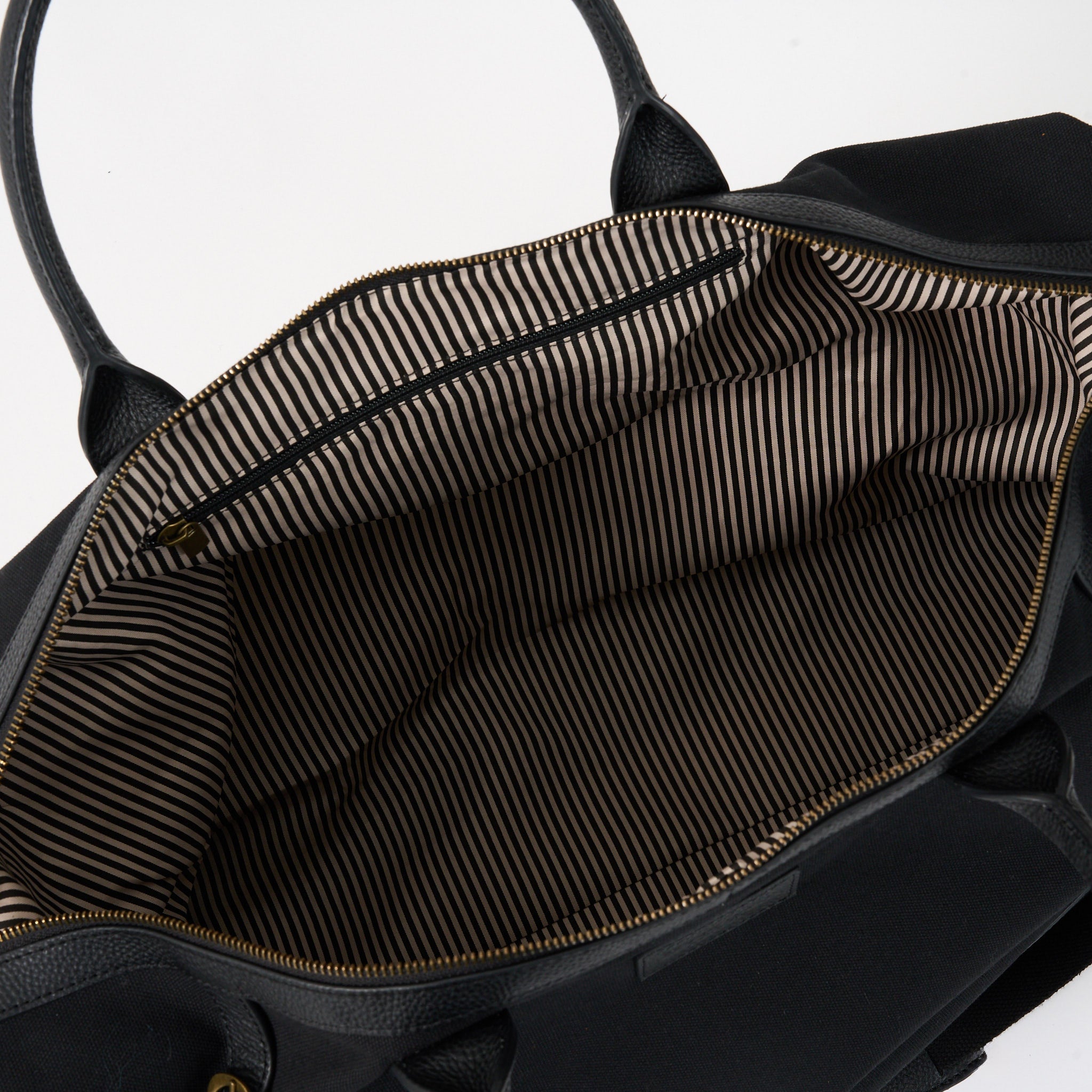 Hudson Canvas and Leather Weekender Bag - Woodstock Leather