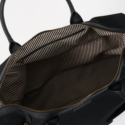 Hudson Canvas and Leather Weekender Bag - Woodstock Leather