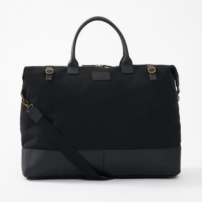 Hudson Canvas and Leather Weekender Bag - Woodstock Leather