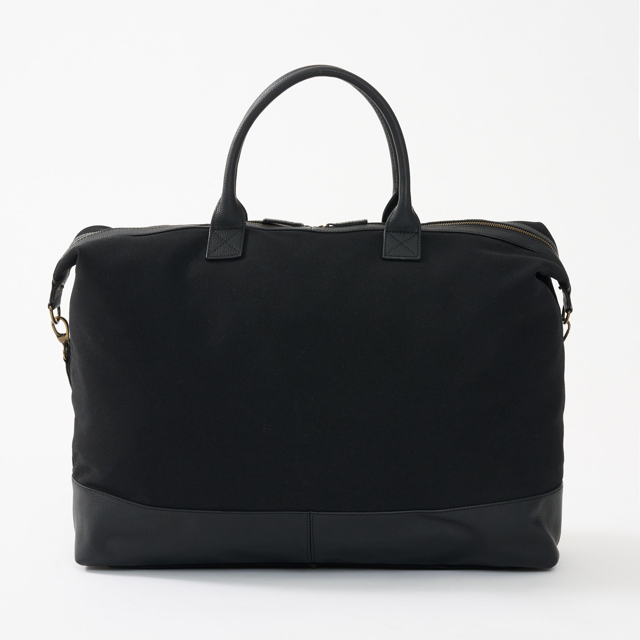 Hudson Canvas and Leather Weekender Bag - Woodstock Leather