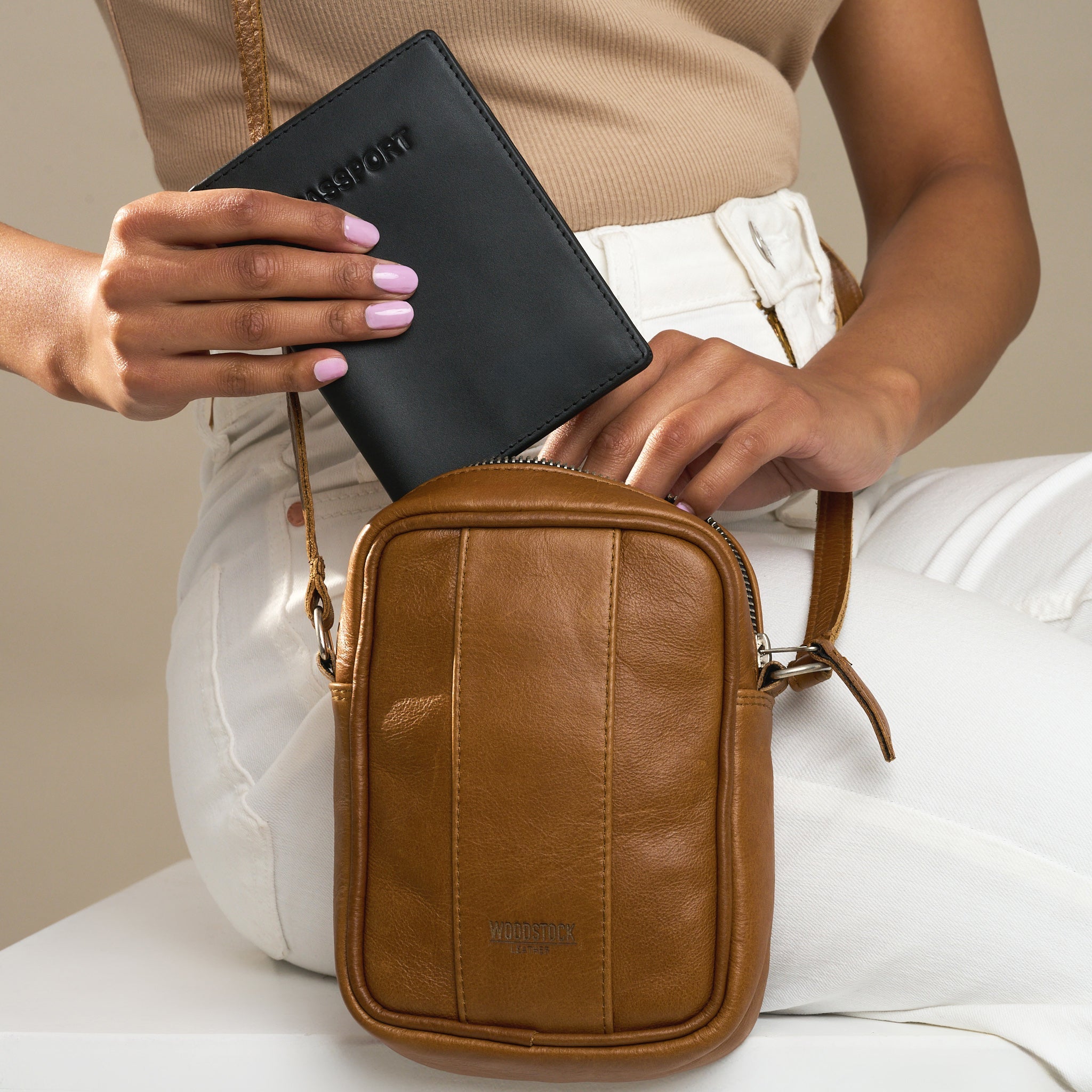 Jordan Cross Body Sling Bag - Woodstock Leather