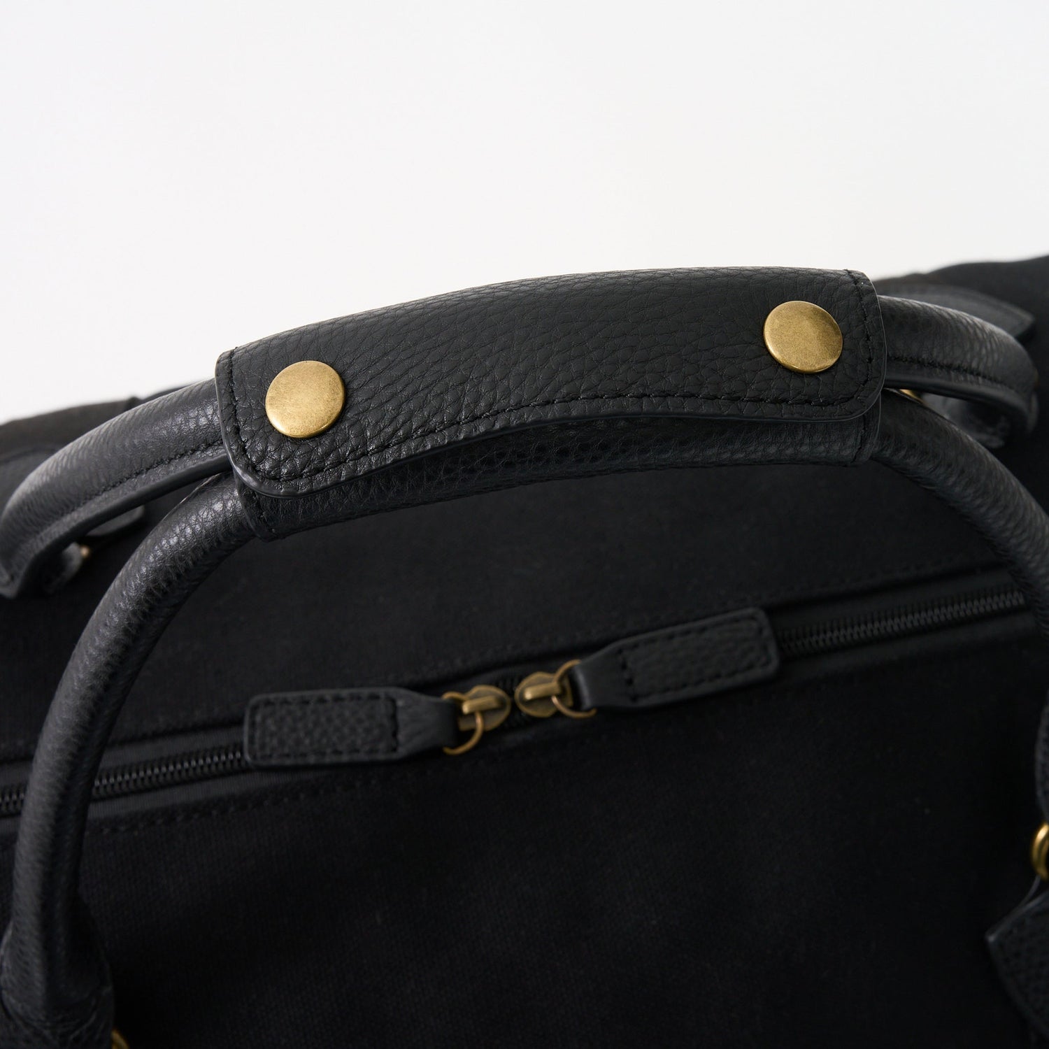 Kingsley Double Layer Canvas and Leather Duffel with Shoe Compartment - Woodstock Leather