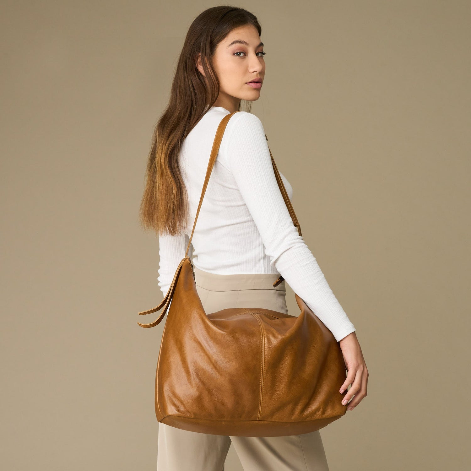 Noa Slouchy Bag - Woodstock Leather