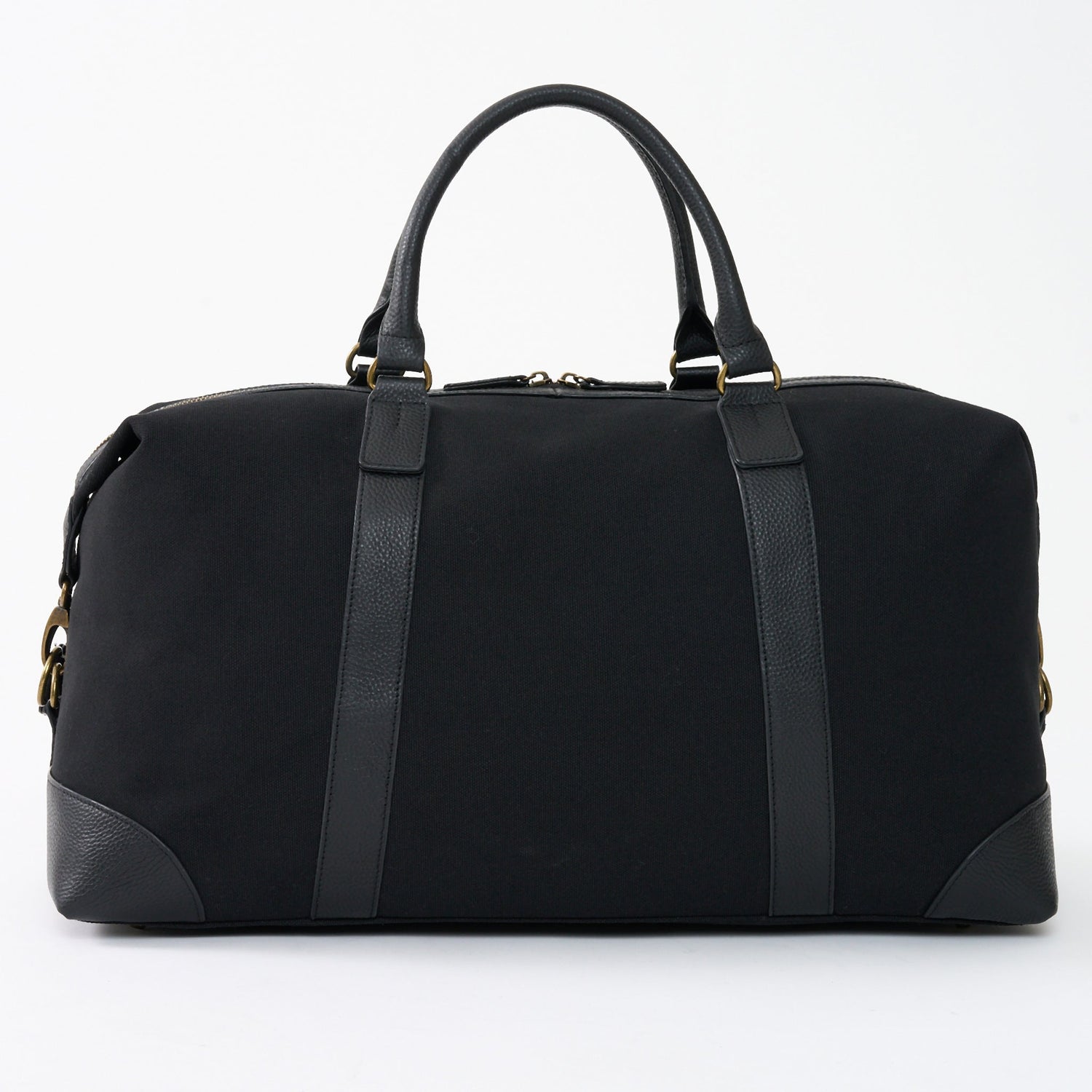 Oxford Leather and Canvas Duffel Bag - Woodstock Leather