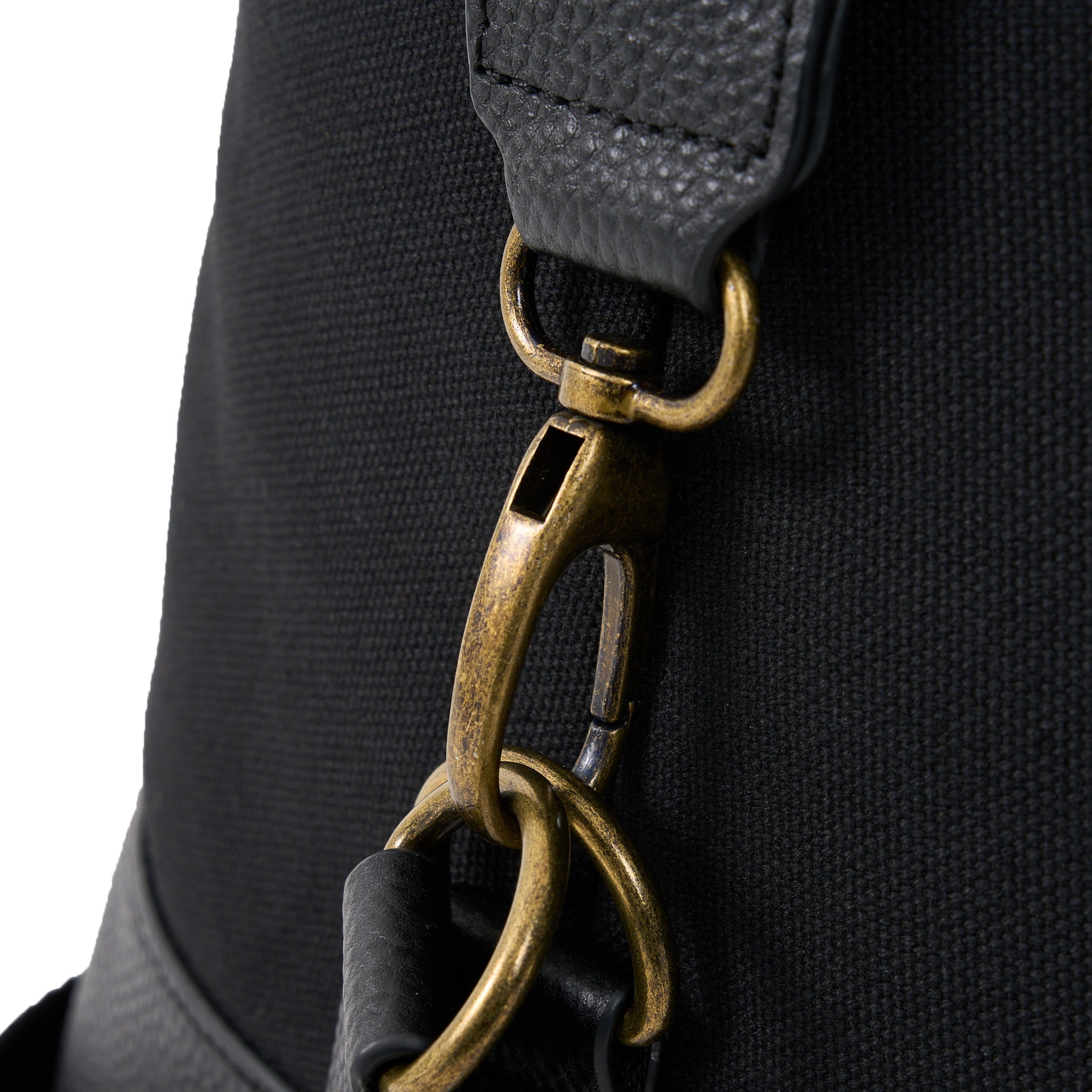 Oxford Leather and Canvas Duffel Bag - Woodstock Leather