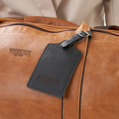 Pack of 2 McKenzie Luggage Tag - Woodstock Leather