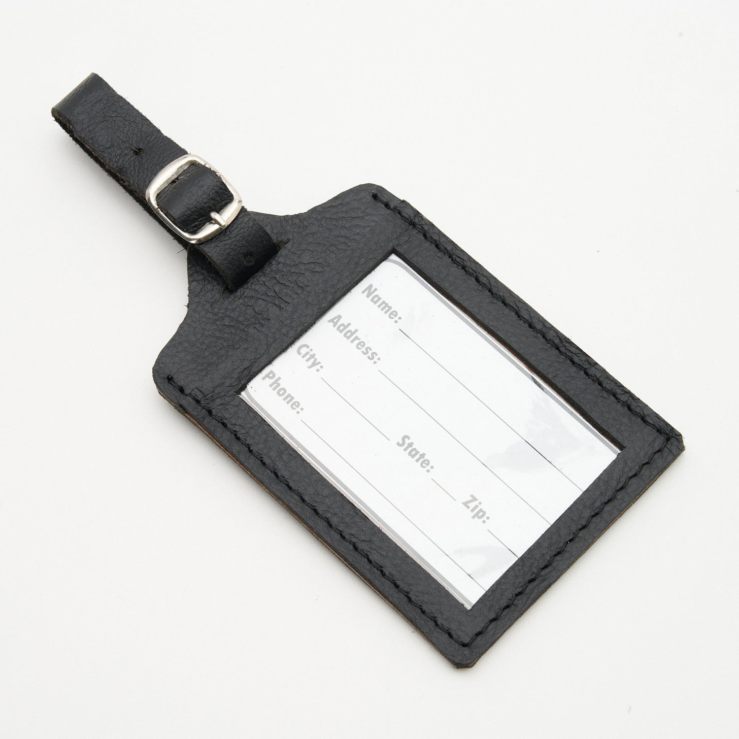 Pack of 2 McKenzie Luggage Tag - Woodstock Leather