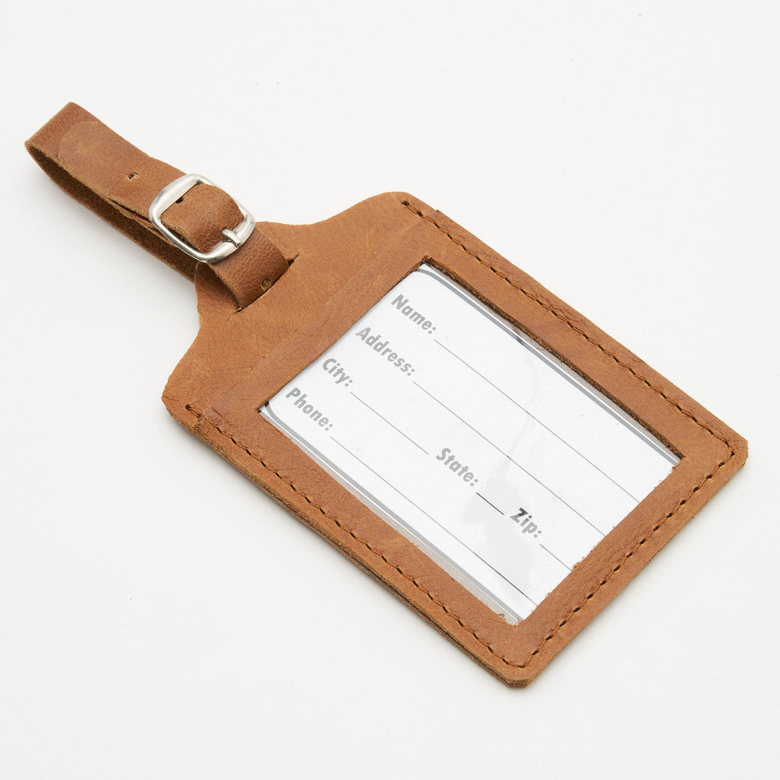 Pack of 2 McKenzie Luggage Tag - Woodstock Leather