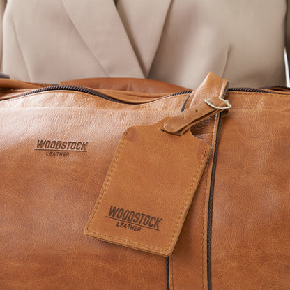 Pack of 2 McKenzie Luggage Tag - Woodstock Leather