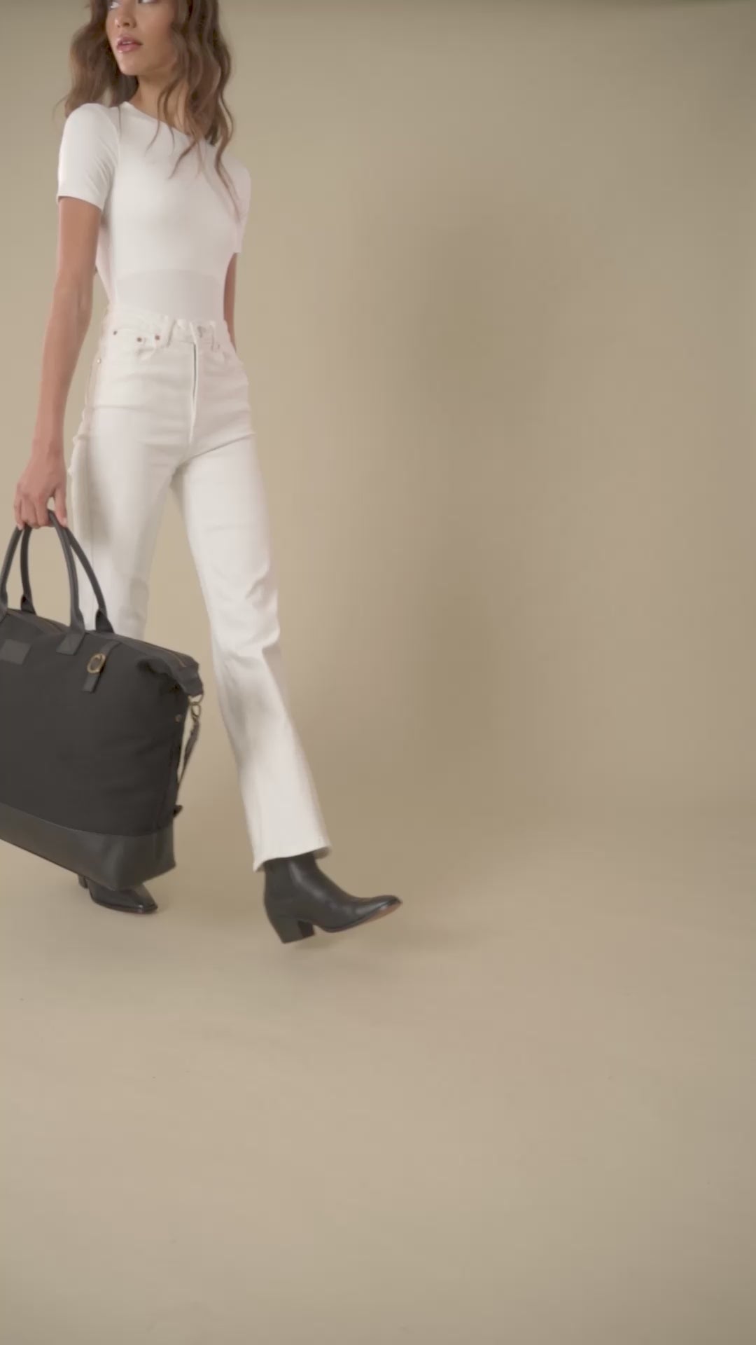 Hudson Canvas and Leather Weekender Bag