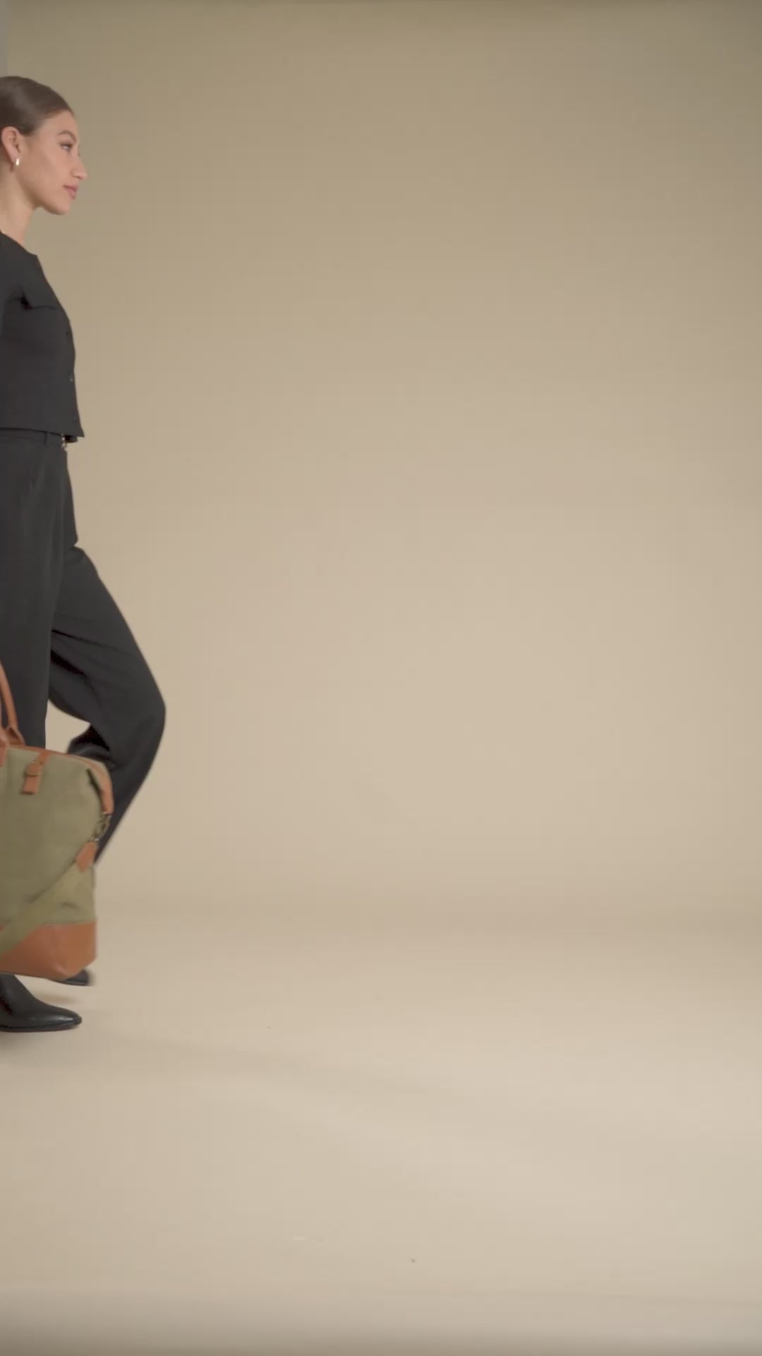 Hudson Canvas and Leather Weekender Bag