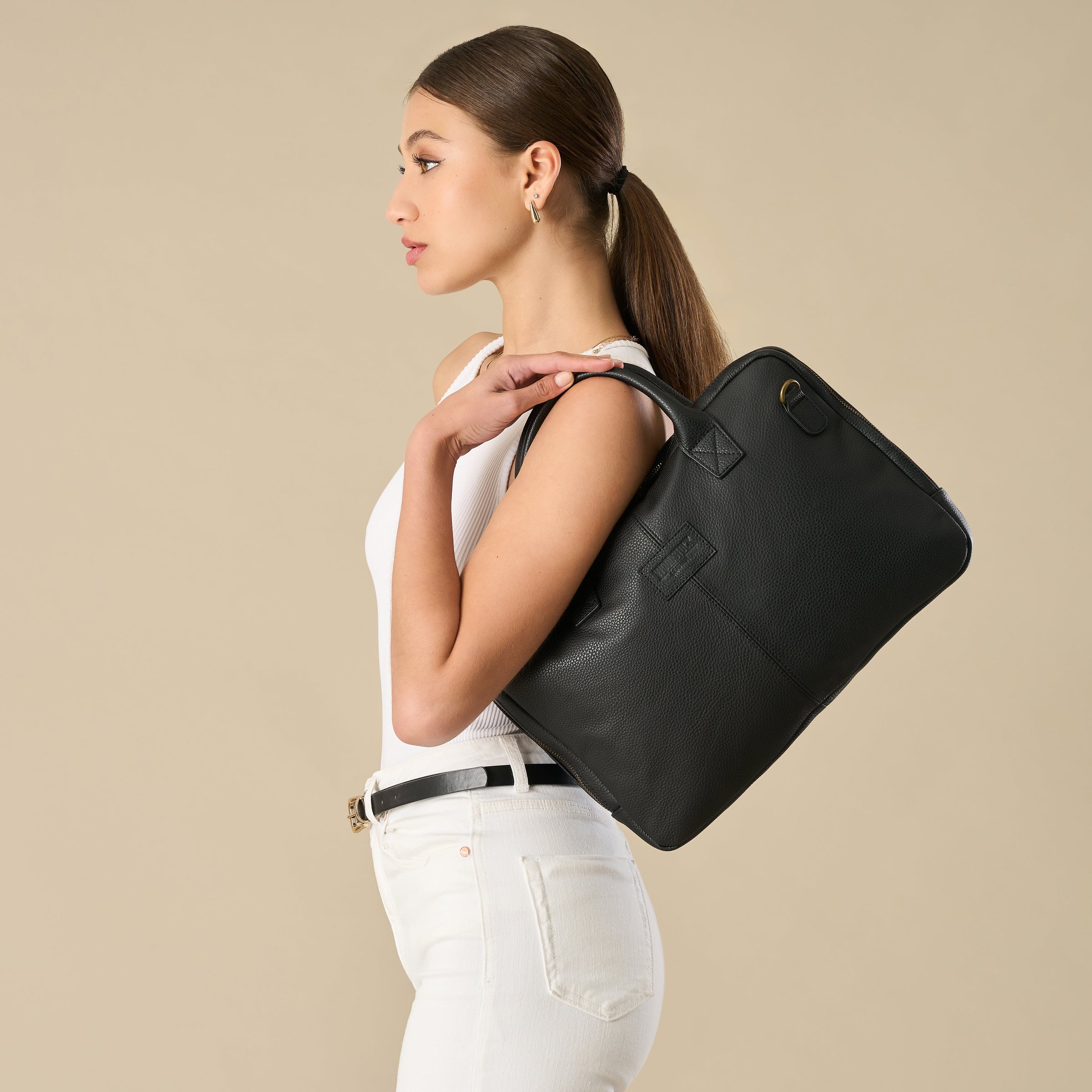 Soho Leather Laptop Bag - Woodstock Leather