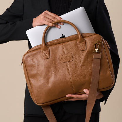 Soho Leather Laptop Bag - Woodstock Leather