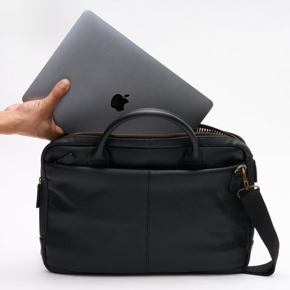 Soho Leather Laptop Bag - Woodstock Leather