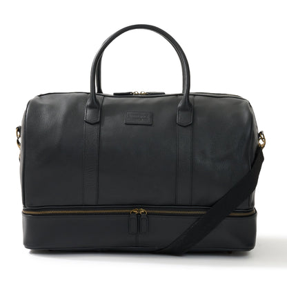 Sterling Double-Layered Weekend Bag With Shoe Compartment - Woodstock Leather