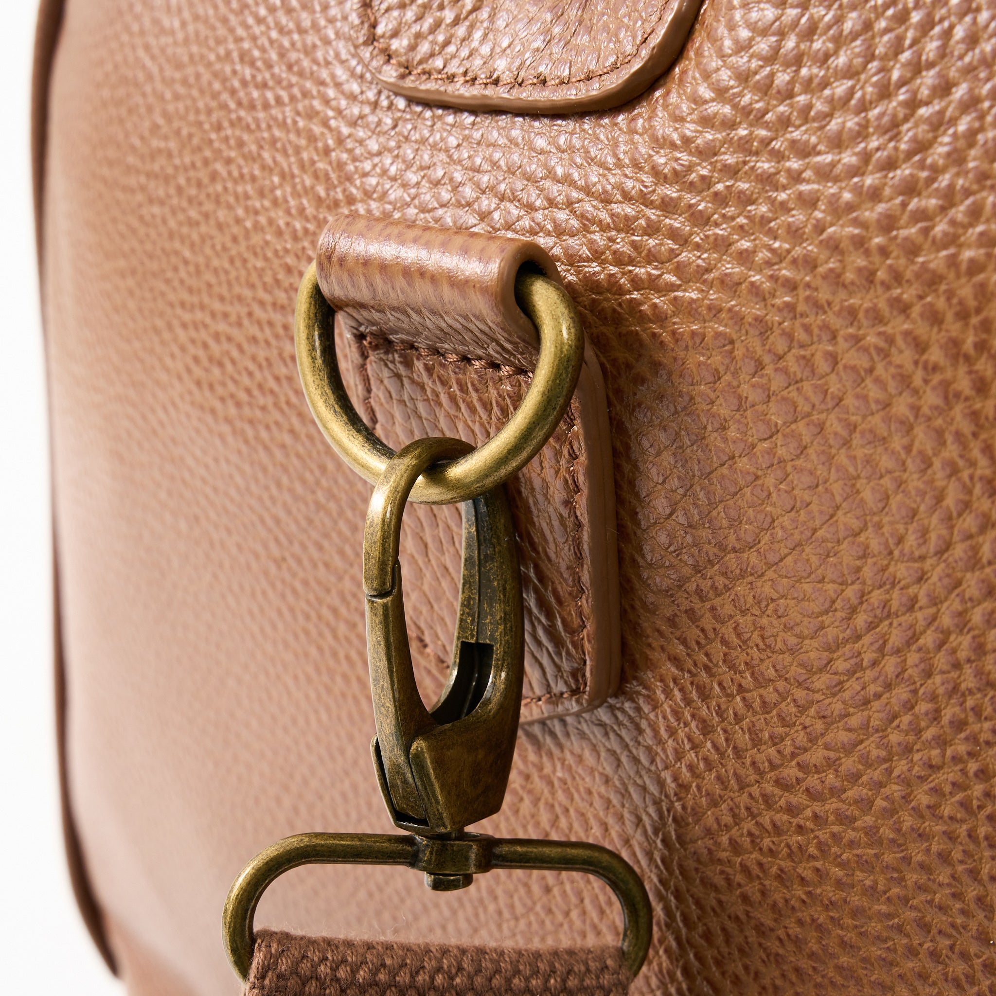 Sterling Double-Layered Weekend Bag With Shoe Compartment - Woodstock Leather