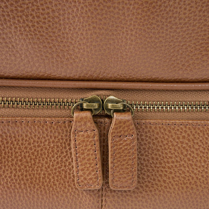Sterling Double-Layered Weekend Bag With Shoe Compartment - Woodstock Leather