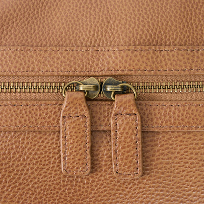 Sterling Double-Layered Weekend Bag With Shoe Compartment - Woodstock Leather