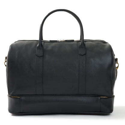 Sterling Double-Layered Weekend Bag With Shoe Compartment - Woodstock Leather
